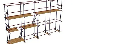 Хомутовые леса ЛСПХ-80 (80 м)